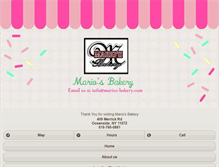 Tablet Screenshot of mariosbakery.org